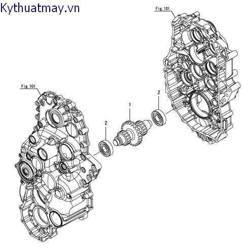 Trục truyền động quay số 4